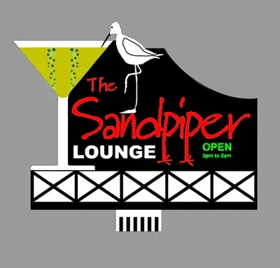 Sandpiper Lounge Sign