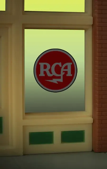 RCA Window sign
