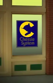 Chessie Window Sign HO/O