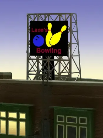 Bowling Rooftop Sign (N/Z)