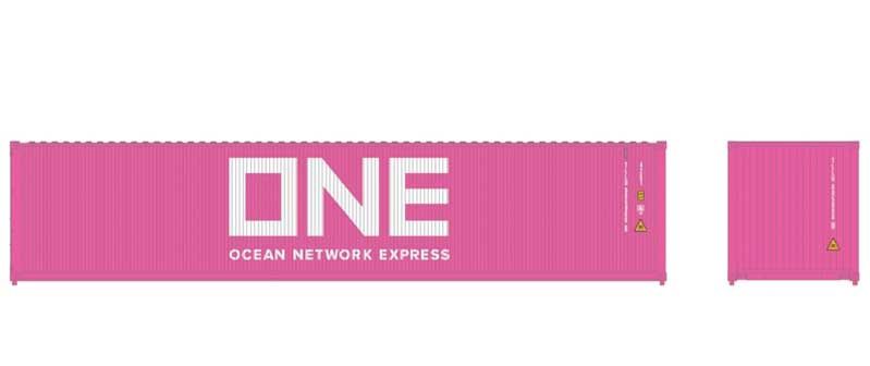 40' Standard-Height Container 3-Pack Ocean Network Express TLLU Set 1