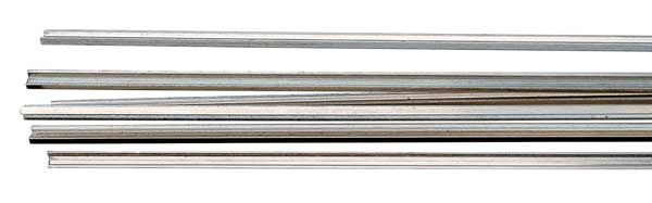 Code 100 Nickel Silver Rail pkg(17) -- Each section - 36"  0.9m long; 51' 15.5m total length