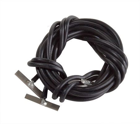 Code 83 or 100 Nickel Silver Terminal Joiners pkg(2) -- Includes Black 22-Gauge Wire