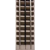 37" flex track "Phantom", Select: Tinplated Outside Rails