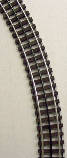 "Phantom line" curved track