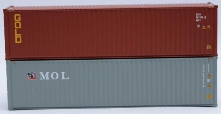 N 40' HC Cont. Gold + MOL Mixed