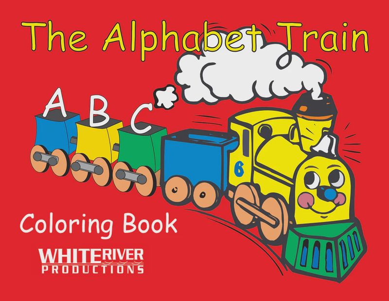 Alphabet Train Coloring Book