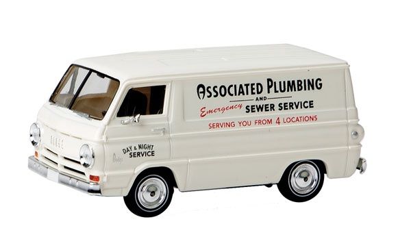 1964 Dodge A 100 Cargo Van - Associated Day and Night Plumbing