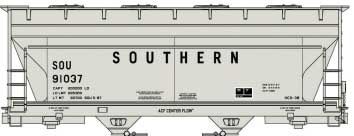 ACF 2-Bay Covered Hopper - Kit -- Southern Railway