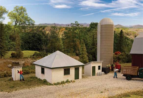 Farm House Details -- Pump- Milk- Store- Outhouse (Kit)