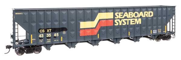 73' Greenville 7,000 Cubic Foot Wood Chip Hopper, Select: CSX #433545 (Patched Seaboard System SBD)