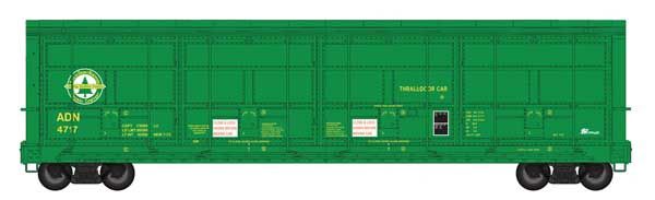 56' Thrall All-Door Boxcar, Select: Ashley, Drew &amp; Northern #4714