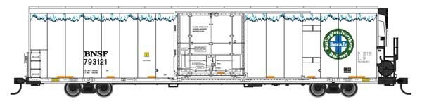 72' Modern Refrigerator Boxcar, Select: BNSF #793121