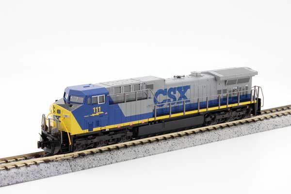 GE AC4400CW Low Numberboards - DCC -- CSX #111