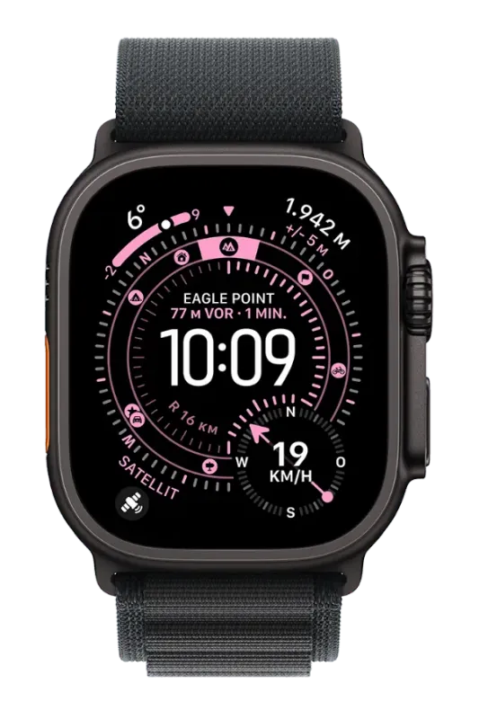 Apple Watch Ultra 3 Titan Schwarz (49 mm)