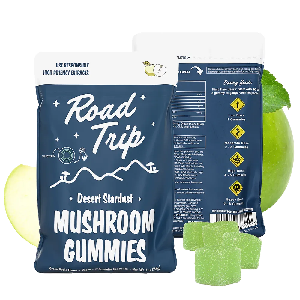 Desert Stardust Mushroom Gummies - Green Apple