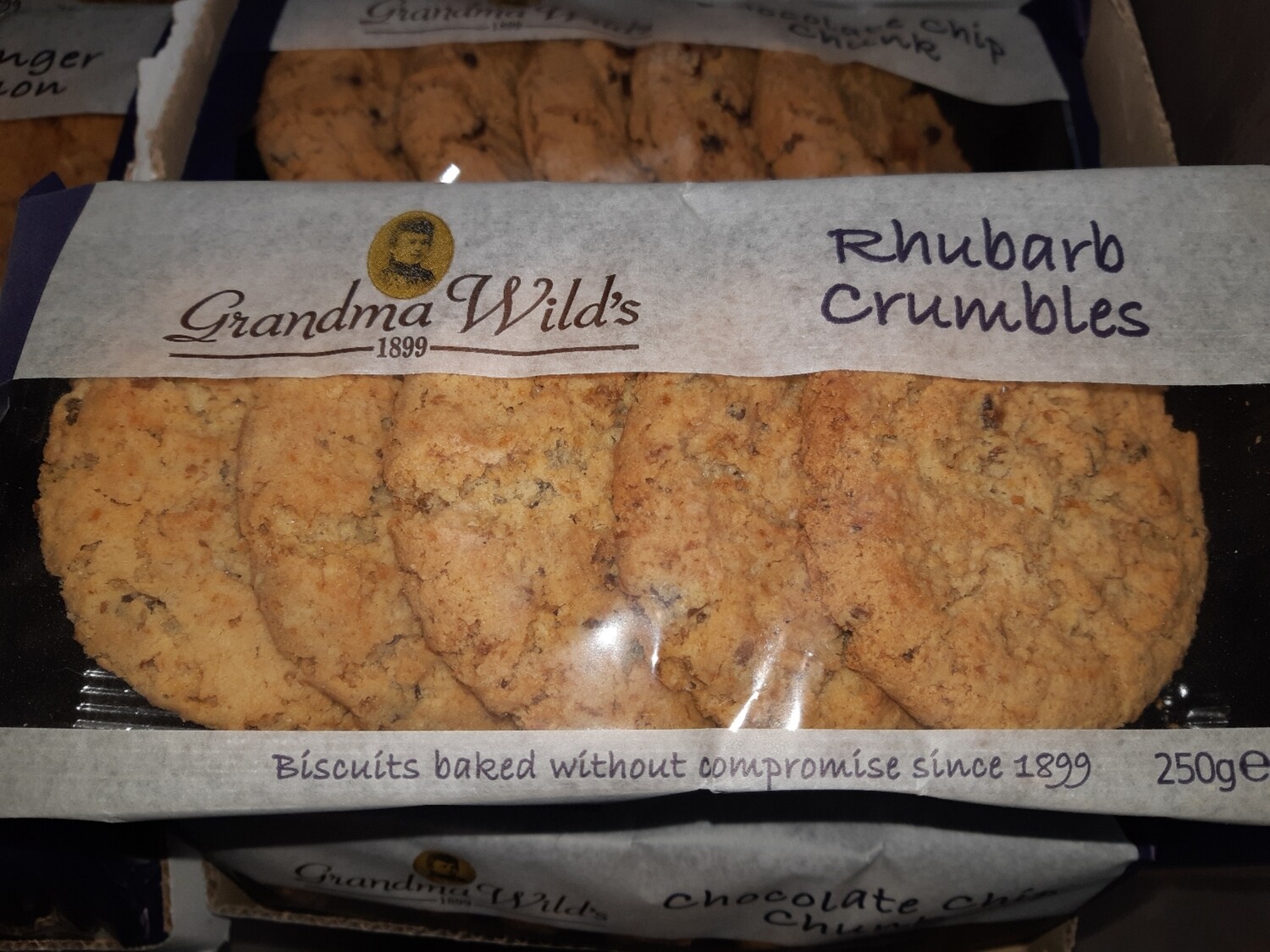 Z Grandma Wilds Rhubarb Crumble Cookies