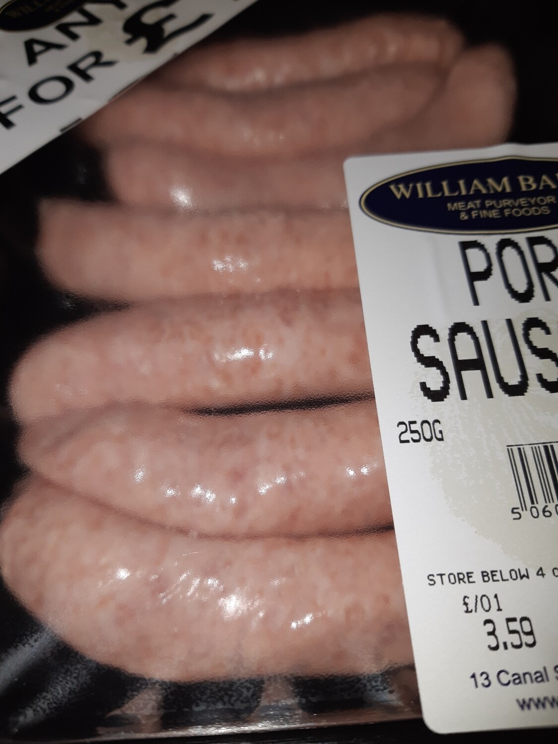 Pork Sausages (William Bairds)