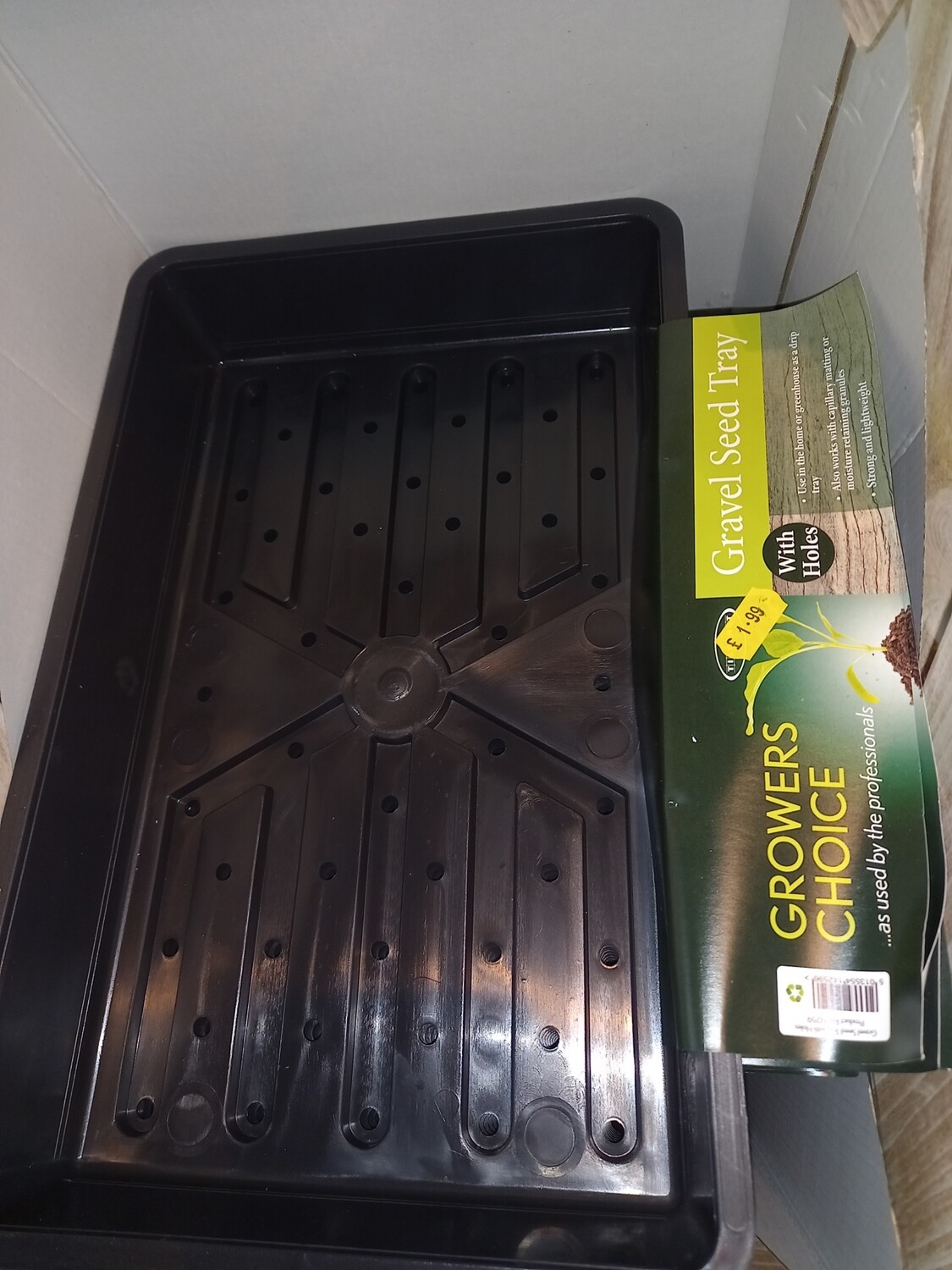 Rigid seed tray