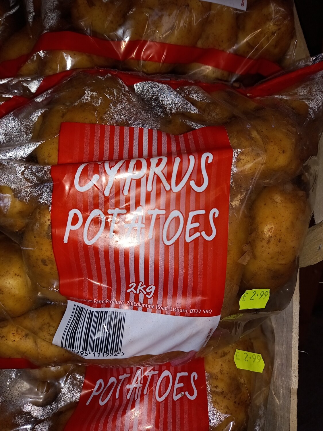 Potatoes Cyprus New Season 2kg