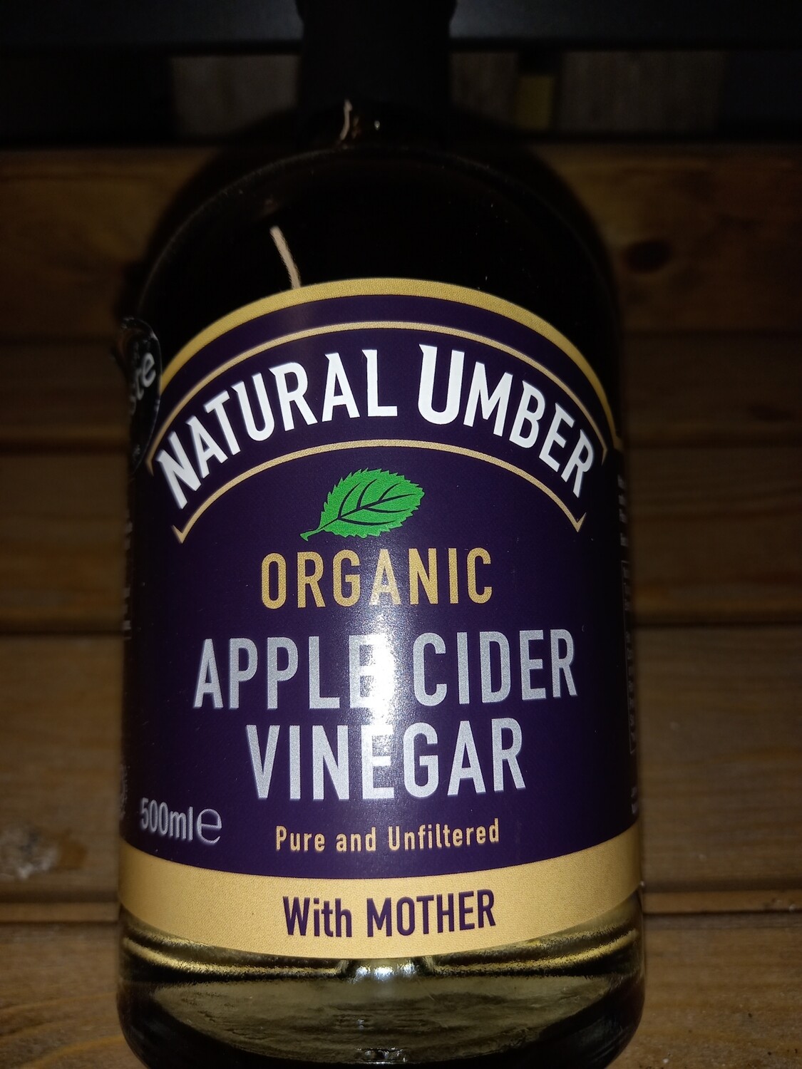 Natural Umber Organic Apple Cider Vinegar with mother 500ml