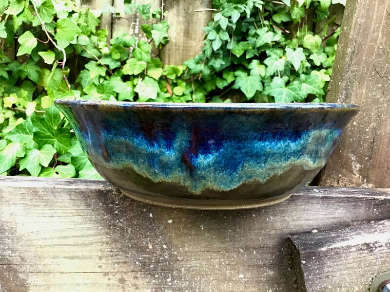 very large bowl with unique design