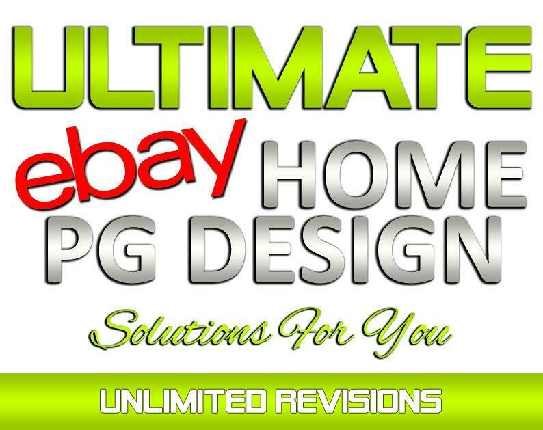 Custom Designed eBay Store HOME PAGE Design Custom Designed eBay Store HOME PAGE Design