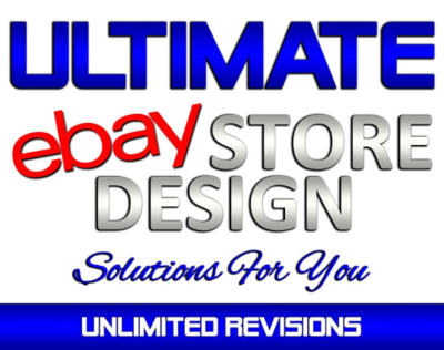 Custom Designed eBay Store HOME PAGE with Matching eBay Listing Template (with No SLIDE SHOW)