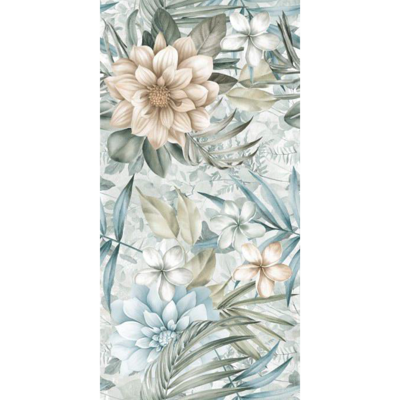 Aqua Flower Decor