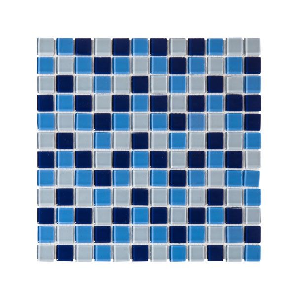 Glass Mosaic Ocean Blue