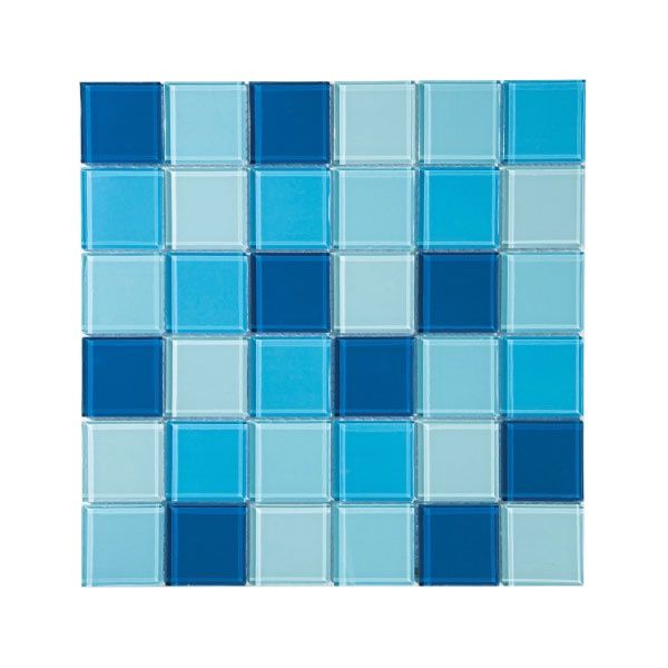 Glass Mosaic Aqua Blue