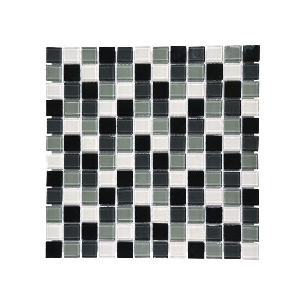 Glass Mosaic Grey Mix
