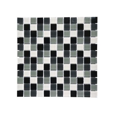 Glass Mosaic Grey Mix - 300 x 300mm