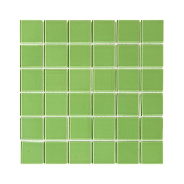 Glass Mosaic Lime Green