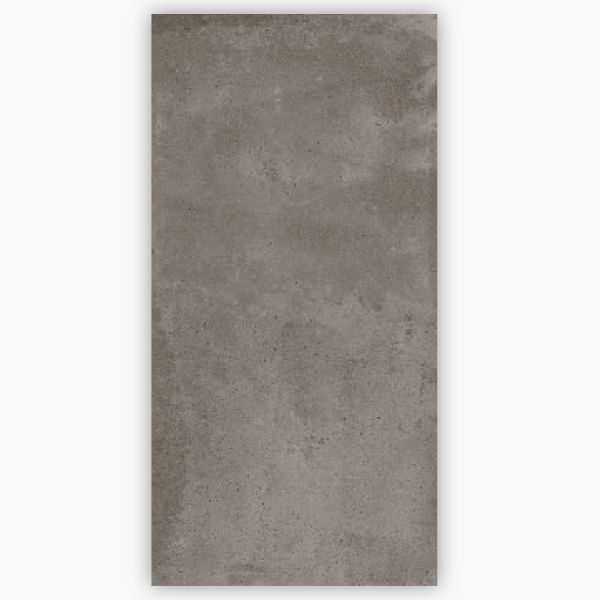 Concrete Grey Matt Porcelain Floor Tile - 600 x 1200mm
