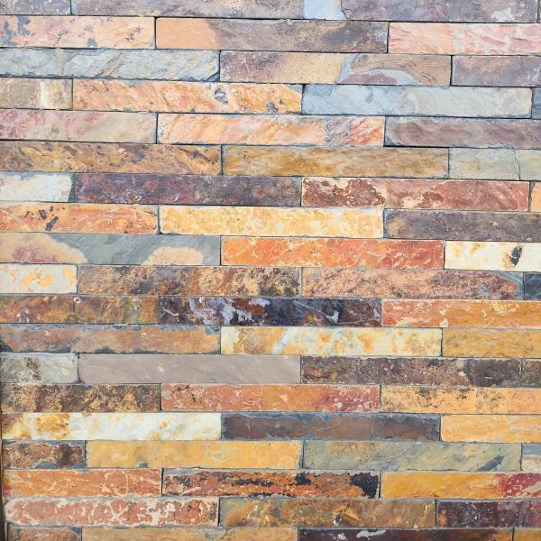Rich Autumn Natural Stone Slate Rivens (84) - 40 x 300mm