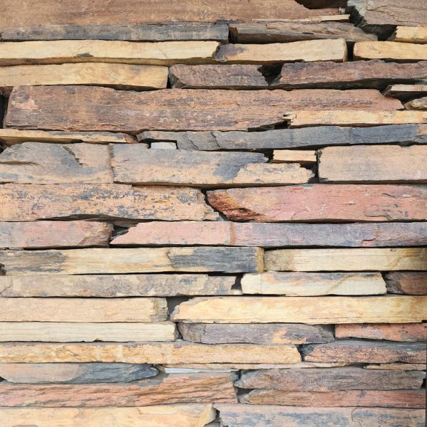 Rich Autumn Natural Stone Slate Boggoms Wall Cladding