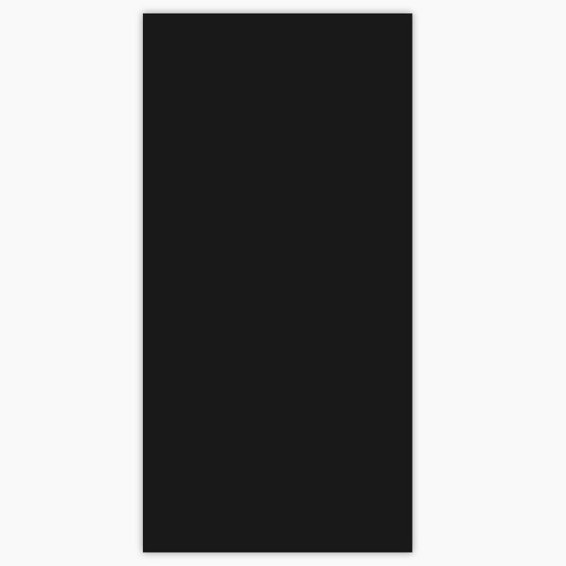 Pure Black Shiny Porcelain Floor Tile - 600 x 1200mm