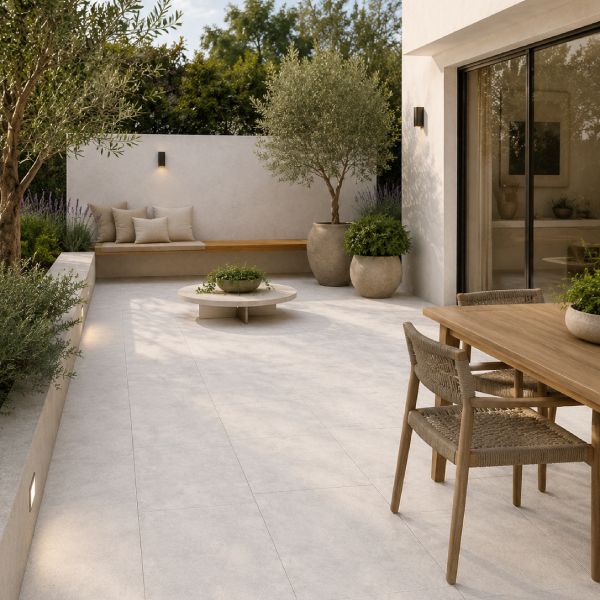 Cement Grey Matt Porcelain Floor Tile - 600 x 1200mm Cement Grey Matt Porcelain Floor Tile - 600 x 1200mm