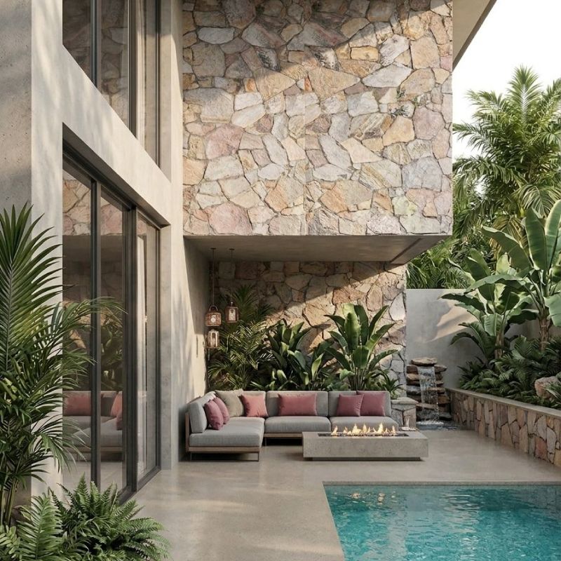 Random Natural Stone Wall Cladding Random Natural Stone Wall Cladding