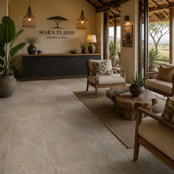 Morocco Gold Matt Porcelain Floor Tile - 600 x 1200mm Morocco Gold Matt Porcelain Floor Tile - 600 x 1200mm