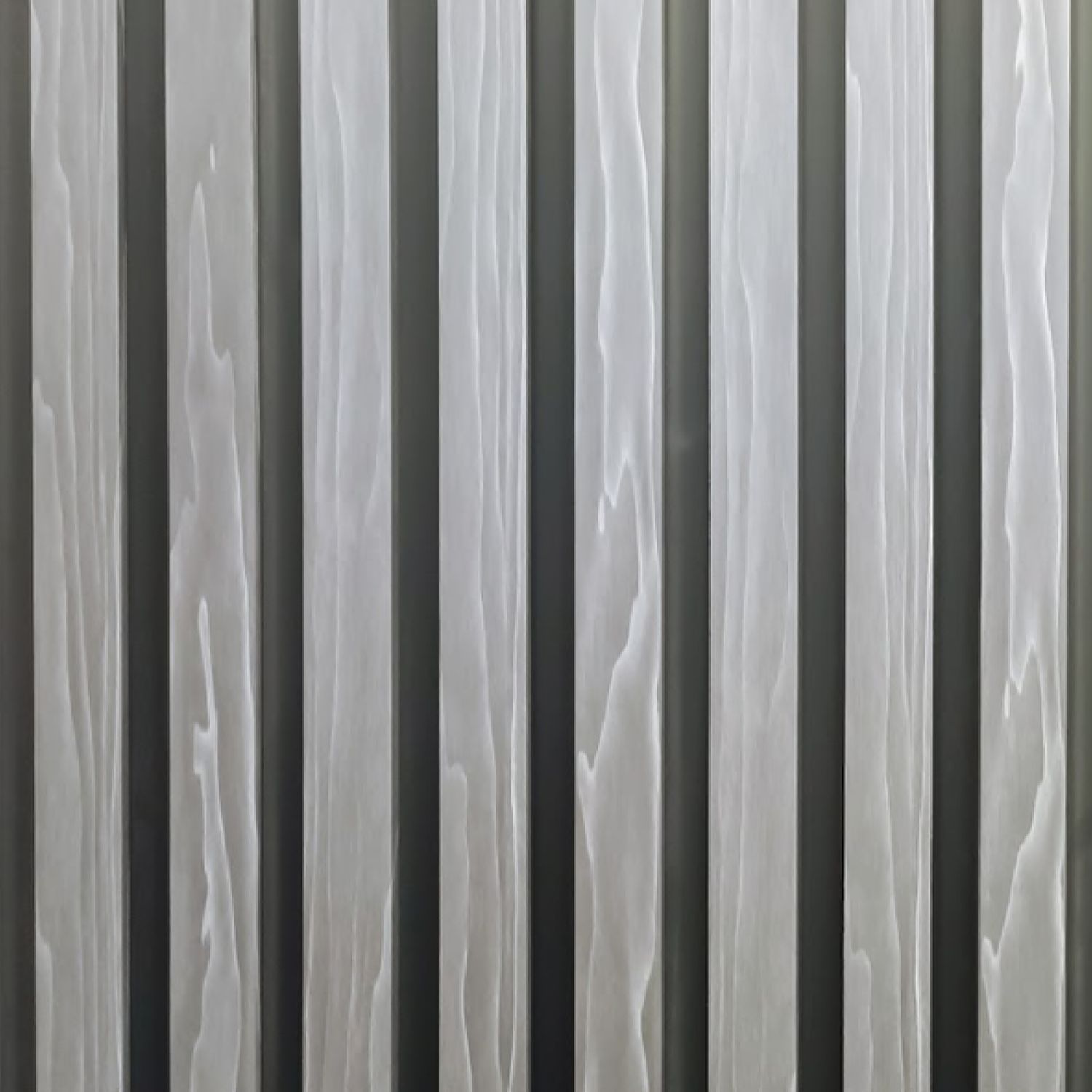 Striped Grey Anthracite WPC Wall Panels (2700x165)