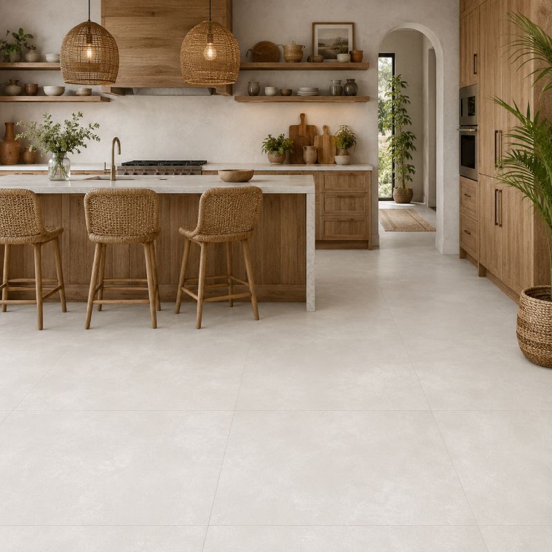 Nordic Anthracite Matt Porcelain Floor Tile - 800 x 800mm
