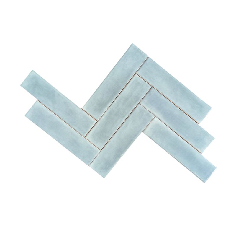 Ceramic Subway Tile Arctic Blue - 75 x 300mm