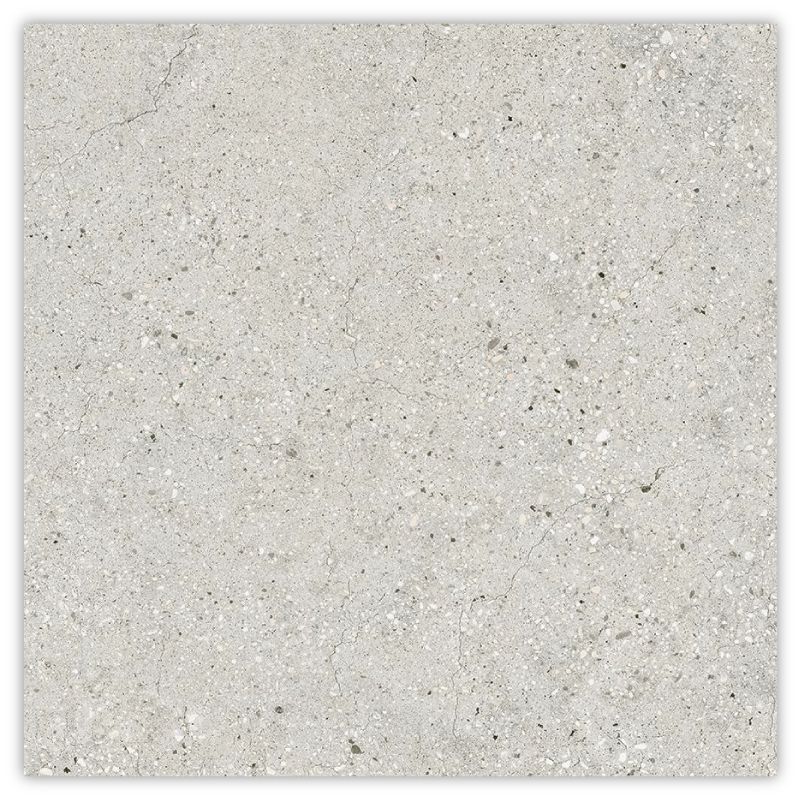 Tatum Silver Matt Porcelain Floor Tile - 800 x 800mm