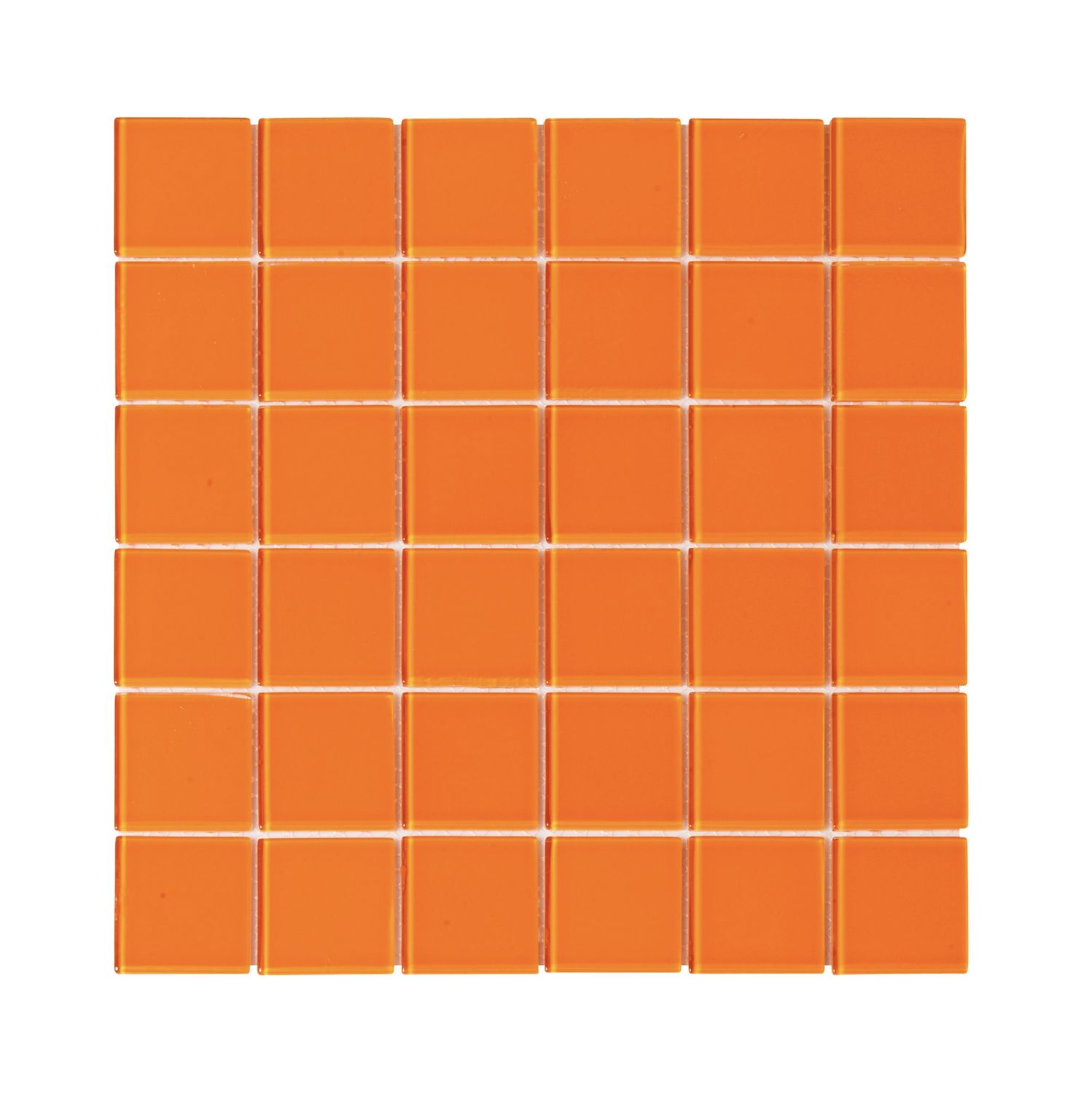 Glass Mosaic Tangerine