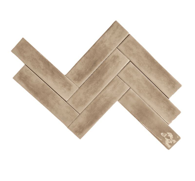 Ceramic Subway Tile Latte - 75 x 300mm