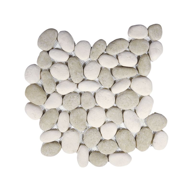 Resin Mosaic Pebble Oyster Mix