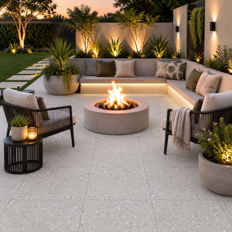 Tatum Silver Slip-Resistant Porcelain Floor Tile - 600 x 600mm Tatum Silver Slip-Resistant Porcelain Floor Tile - 600 x 600mm