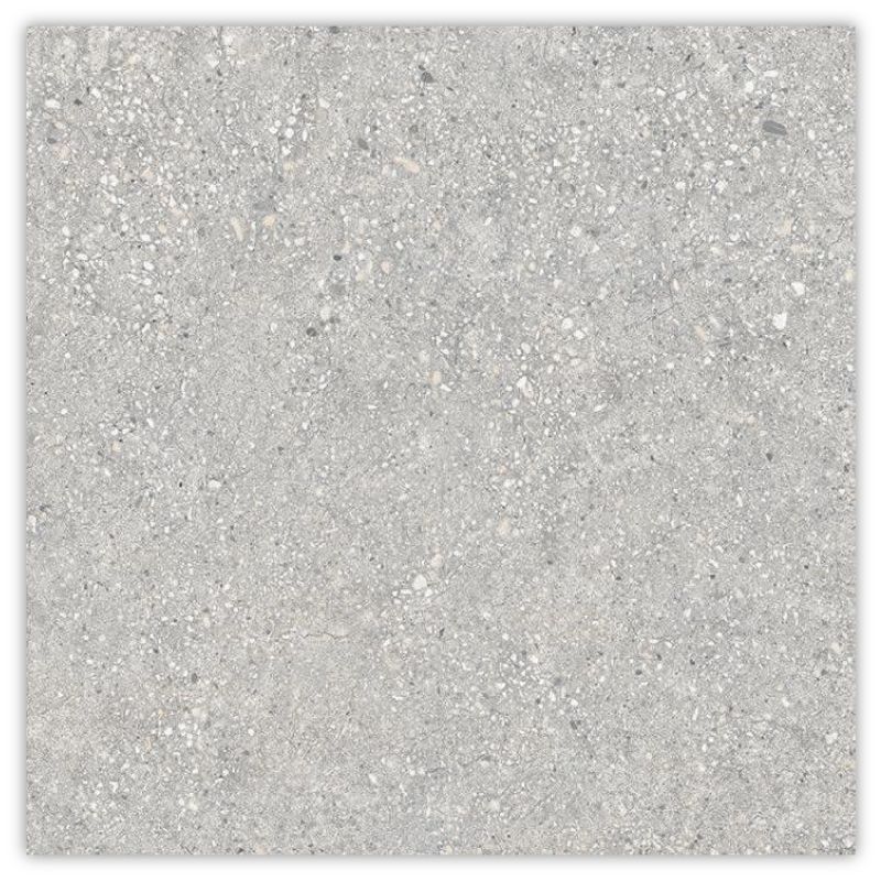 Tatum Silver Slip-Resistant Porcelain Floor Tile - 600 x 600mm